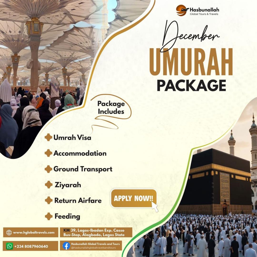 DECEMBER UMRAH PACKAGE